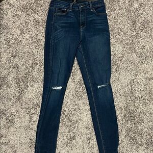 Just Black Dark Blue Skinny Jeans